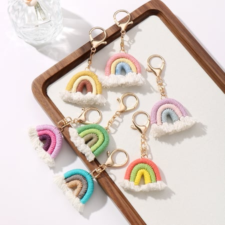 Sweet Rope Rainbow Bag Charms 2