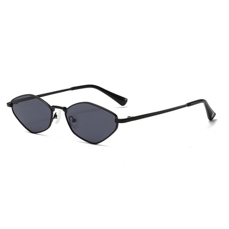 1 Pair Simple Series Daily Solid Color Metal Women's Sunglasses