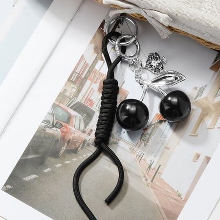 Heart & Cherry Women's Bag Charms