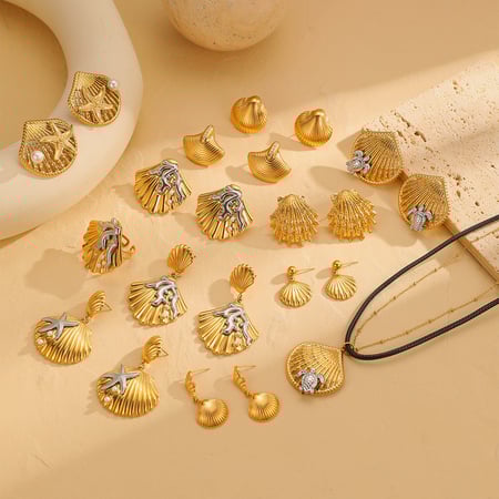 1 Pair Romantic Series Simple Turtle Stainless Steel Women's Drop Earrings 2