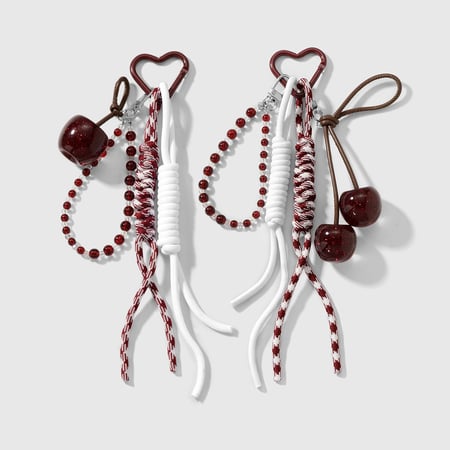 Süße Kirsche Legierung Tasche Charms