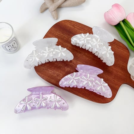 Simple Series Vacation Turtle Acrylic Women's Hair Claws 2