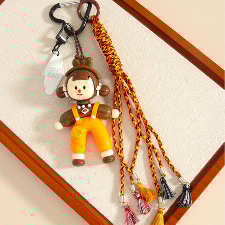 1 stuk schattige damestasbedels in de vorm van een meisje van hars