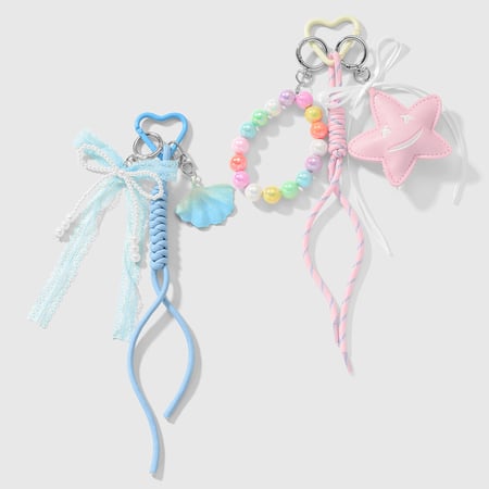 Bow Knot Star Bag Charms