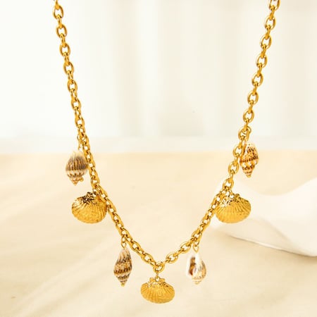 1 Pair Classic Series Vacation Turtle Stainless Steel   Gold Color  Unisex Pendant Necklaces 2