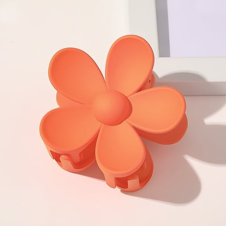 1 Piece Simple Series Daily Flower Imitation Acetate Sheet Women's Hair Clips