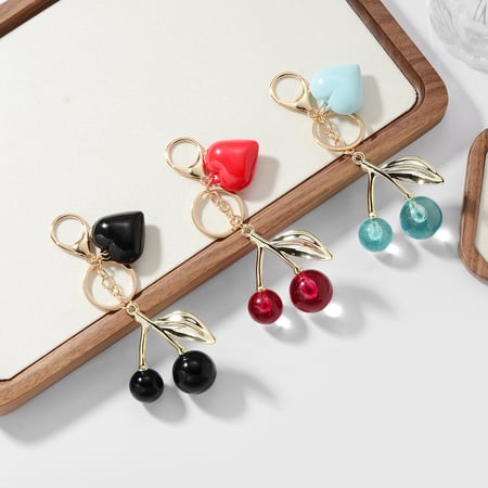 Sweet Cherry Bag Charms