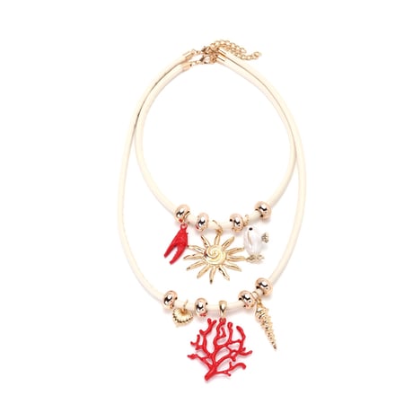 Retro Oceanic Layered Necklaces 2