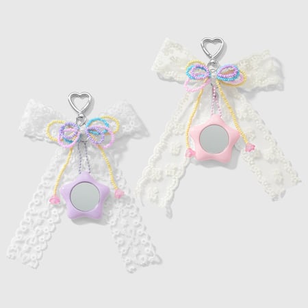 Sweet Beaded Bow Knot Bag Charms
