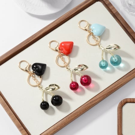 Sweet Cherry Bag Charms 2