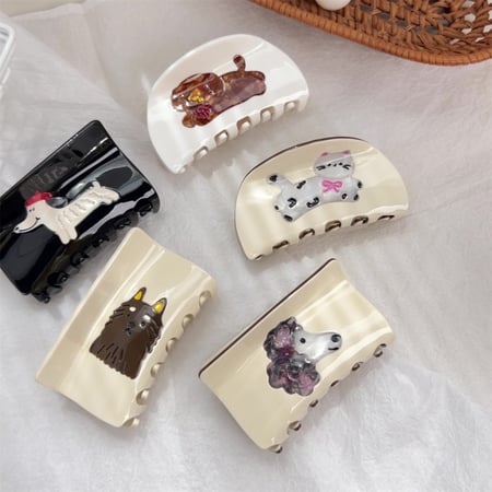 Advanced Creative Design Cute Cartoon Acetate Women's Hair Claws 2