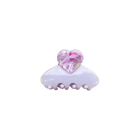 1 Piece Simple Series Heart Acetate Women's Hair Claws