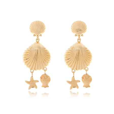 Oceanicl Alloy Drop Earrings 2