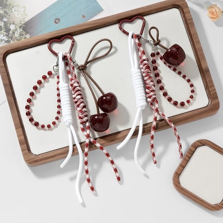 Süße Kirsche Legierung Tasche Charms 2