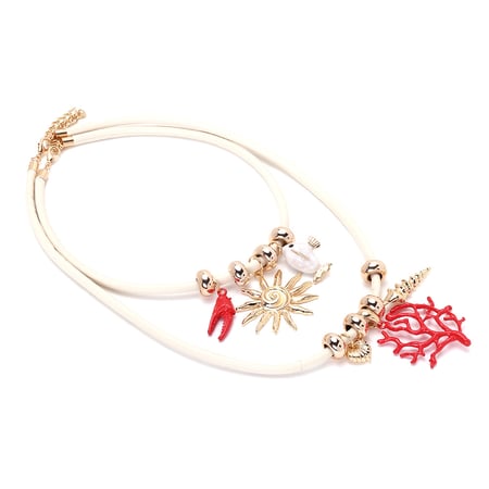 Retro Oceanic Layered Necklaces