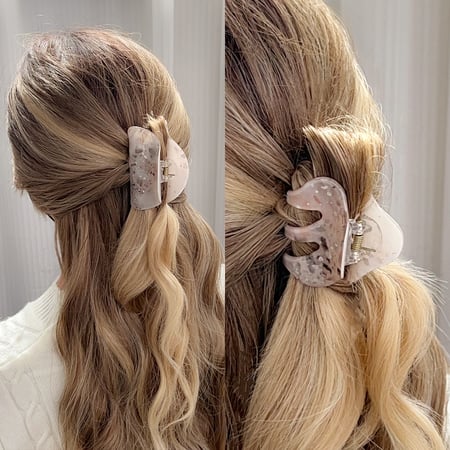 1 Piece Simple Series Casual Solid Color Acrylic Women's Hair Claws