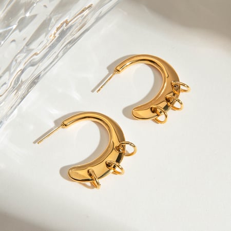 style edelstahl gold farbe creolen 2