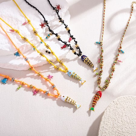 1 Piece Luxurious Series Elegant Fish Copper Women's Pendant Necklaces