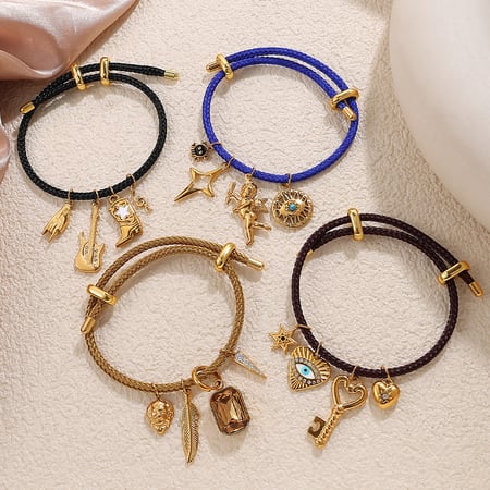 1 bracelet en corde réglable à faire soi-même 2