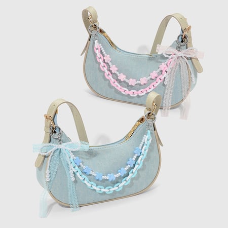 1 Piece Acrylic Chain Bag Charms 2