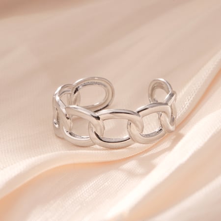 1 Piece Simple Series Classic Geometric Stainless Steel Gold Color Minimalist Rings 2