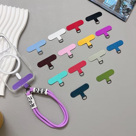 1 Piece Daily Solid Color Nylon Phone Clip 2