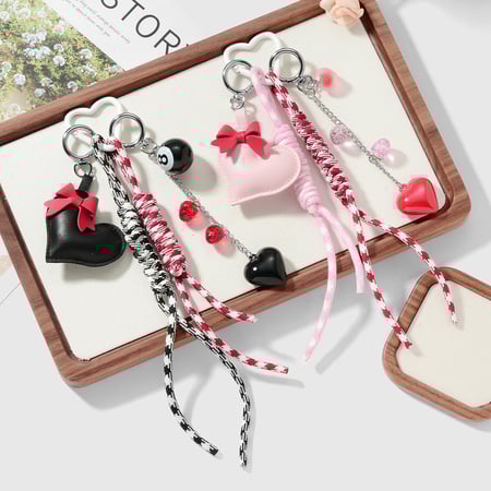 1 Piece Sweet Heart Bag Charms 2
