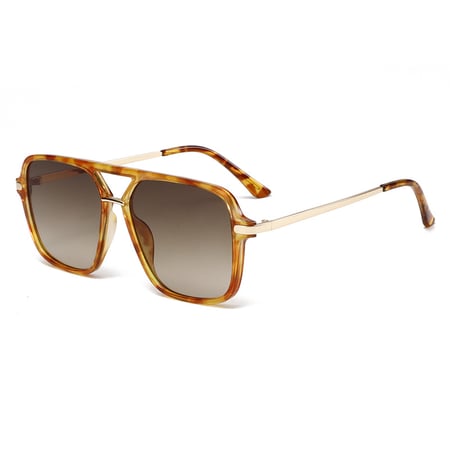 1 Paar modische, lässige Damen-Sonnenbrille mit Leopardenmuster 2