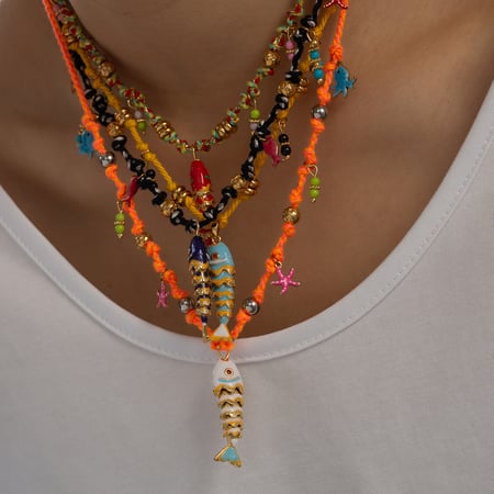1 Piece Luxurious Series Elegant Fish Copper Women's Pendant Necklaces 2