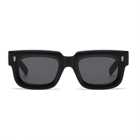 1 par de gafas de sol casuales de color sólido para mujer de serie simple