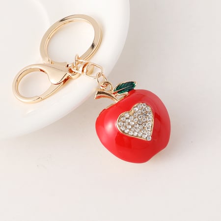 Porte-clés en alliage de pomme 1 pièce