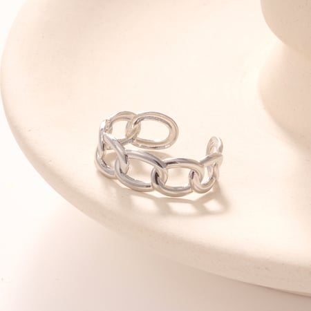 1 Piece Simple Series Classic Geometric Stainless Steel Gold Color Minimalist Rings