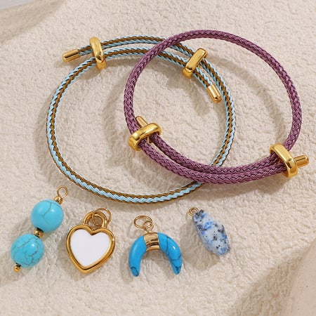1 bracelet en corde réglable à faire soi-même