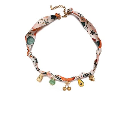 1 Piece Scarf Cute Fruit Pendant Necklaces