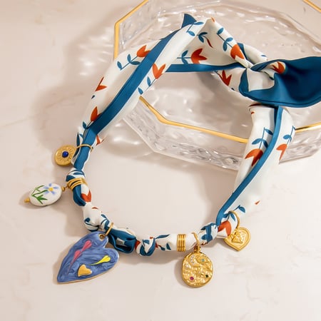 1 paire de colliers à pendentif géométriques en forme de cœur pour femme, couleur or