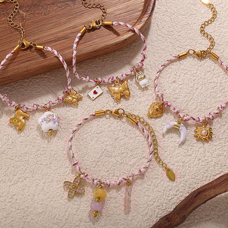 1 stuk hartvormige roestvrijstalen DIY-hangerketting