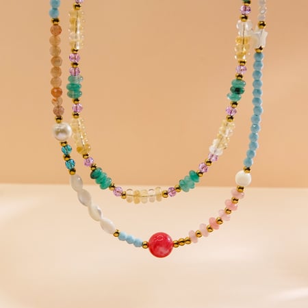 Collier de perles léger, luxueux et élégant pour femme 2