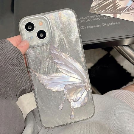 1 Paar TPU Hochwertige Gradient-Rendering-einfache Telefonhülle 2