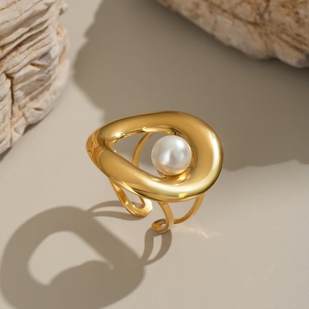 1 Piece Simple Series Casual Turtle Stainless Steel  Statement Rings 2