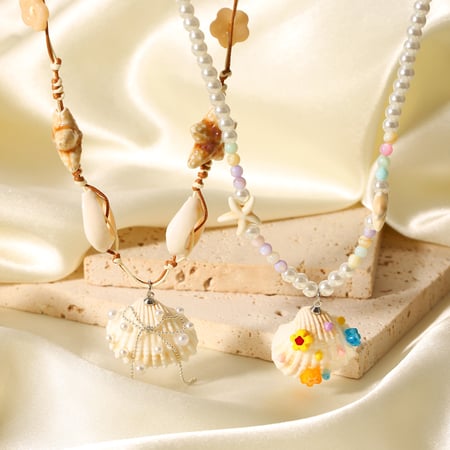Vacation Turtle Stainless Steel Gold Color Shell Women's Pendant Necklaces 2