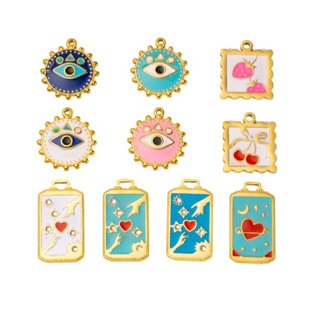 Pendentif en acier inoxydable pour lunettes rétro classiques 2