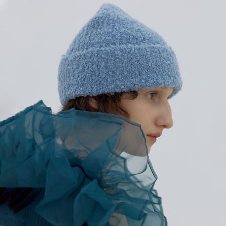 Cappelli da donna in poliestere tinta unita, 1 pezzo 2