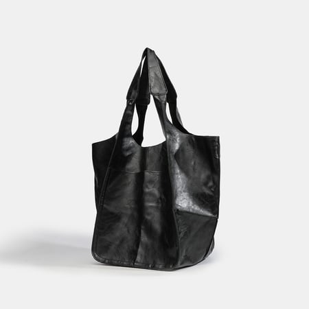 1 Stück minimalistische Retro-Handtasche aus einfarbigem PU für Damen
