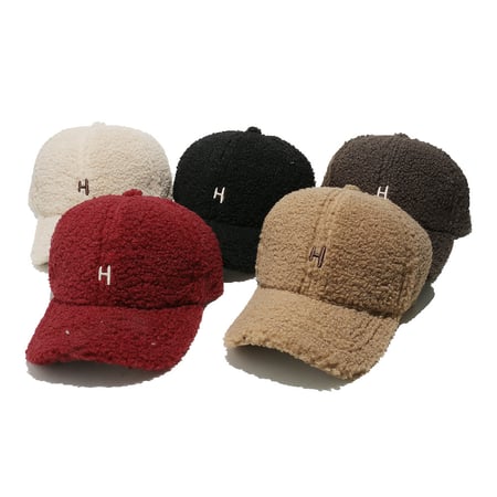 1 Piece Casual Letter Plush Women's Hat 2