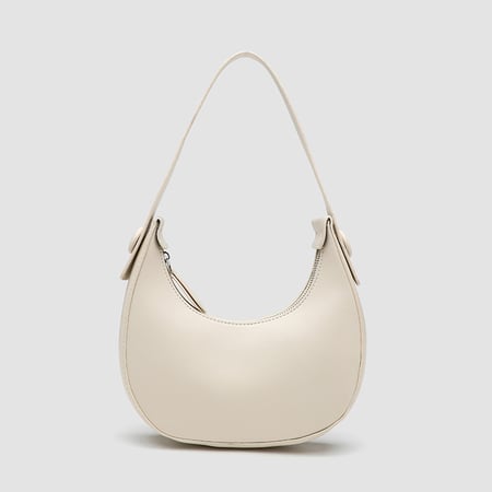 1-delige minimalistische Crescent PU-schoudertassen voor dames 2
