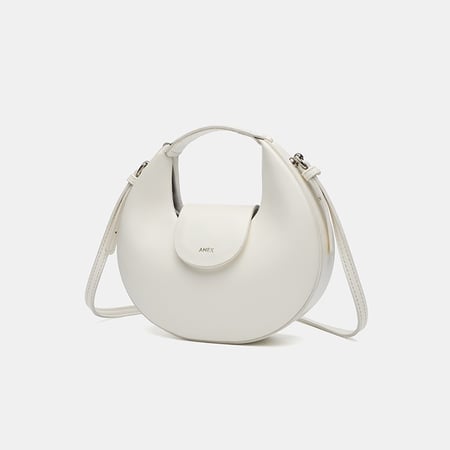 1 Stück Simple Series Süße einfarbige PU Damenhandtaschen