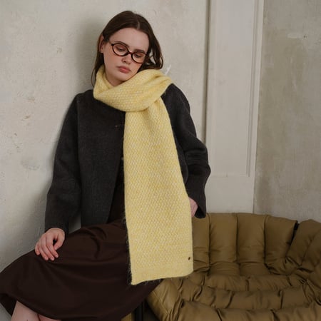 1 Piece Elegant Plaid Polyester Women's Winter Scarves