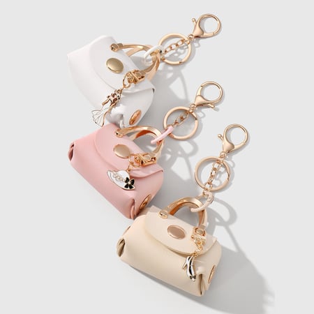 1 mini dije para bolso de color sólido 2