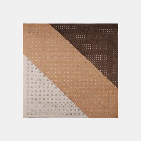 1 Parça Patchwork Polka Dots Rayon Kadın Bandanası 2