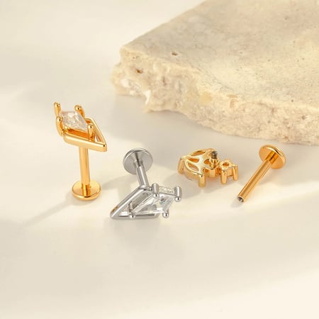 Boucles d&#39;oreilles pendantes luxueuses rectangulaires en cuivre doré et zircon pour femme, 1 pièce